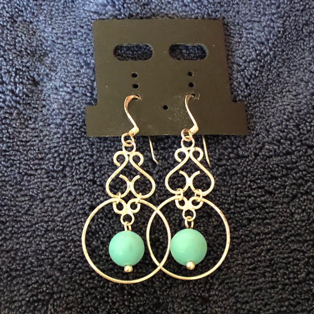 3 for $20 NWOT silver turquoise earrings